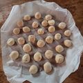 クックG9HFGR☆'s cooksnap of when they made ＨＭで★チョコ入りスノーボール.