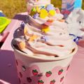 しじみごはん's cooksnap of when they made ⁂苺のデコレーションカップケーキ⁂.