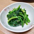 クックI7I5L1☆'s cooksnap of when they made ほうれん草のナムル★ママのレシピ.