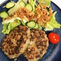 ミケネコキング's cooksnap of when they made 超簡単リメイク☆白和えハンバーグ.