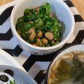 mama・×・'s cooksnap of when they made これは美味！『春菊の納豆和え』.