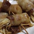 ヨシヨッシー's cooksnap of when they made えのき茸のベーコン巻き　バター醤油.