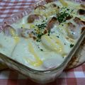 なつあつママ's cooksnap of when they made ✿ポテトのマヨグラタン焼き✿.