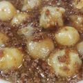 ヘルメットおやじ's cooksnap of when they made 里芋と挽き肉のあんかけ煮物♡.