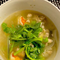 ゆっくん1129's cooksnap of when they made 海老のエスニック風春雨スープ.