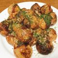 vabochan's cooksnap of when they made まん丸たこ焼き★外カリ中トロ♪焼き方も！.