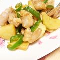 hitomi♪＊'s cooksnap of when they made 鶏もも肉とじゃがいもピーマン炒め.:*☆.