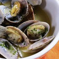 saalalan's cooksnap of when they made レンジでできちゃうあさりの酒蒸し.