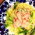 pishama's cooksnap of when they made 簡単５分☆たらことアスパラの冷製パスタ.
