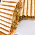 プラチナv_v♪'s cooksnap of when they made チーズ焼きそばホットサンド.