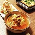 ハチワレねこ's cooksnap of when they made 韓国料理ーうま辛いキムチと豆もやしスープ.