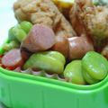 ゆうかりコアラ's cooksnap of when they made ♪そら豆とウインナーのガーリック炒め♪.