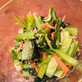 くーちなし's cooksnap of when they made レンジで簡単【小松菜のナムル】.