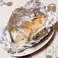 ネコかえる's cooksnap of when they made 簡単☆トースターで鮭のホイル焼き.