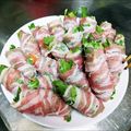 ななにむ♡'s cooksnap of when they made 春菊と人参の豚肉巻き【JA福岡市】.
