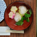 （・×・）♪'s cooksnap of when they made 海老しんじょうの吸い物　袋1枚簡単調理.
