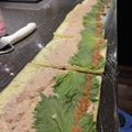 ミルフイ's cooksnap of when they made 鶏肉の梅紫蘇風味春巻き.