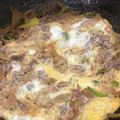 ノッツ's cooksnap of when they made タジン鍋で柳川風すき焼き.