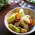 haruku221's cooksnap of when they made ネギとちくわのゴマ油炒め.