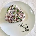 スーパーリンクス's cooksnap of when they made ねぎ❤ごま❤ゆかり　ｄｅ　おにぎり.