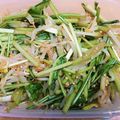 noaさん's cooksnap of when they made もやしと水菜の手抜き中華風サラダ.