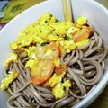 ミニマフィン's cooksnap of when they made ■えび天かすの卵とじそば■.