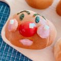 obirara's cooksnap of when they made アンパンマンのロールパンサンド☆.