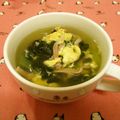 龍青空ママ's cooksnap of when they made ほうれん草とベーコンと卵のスープ.