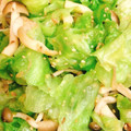 ホットcocoa's cooksnap of when they made 副菜！簡単♪レタスとしめじの炒めもの♪.