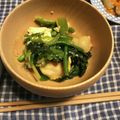 ひろと＾＿＾ママ's cooksnap of when they made ほうれん草と麩の卵とじ♪美味しいお出汁♪.