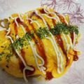 kokomama＊'s cooksnap of when they made 昼食を夕食にリメイク！オム焼きそば♪.