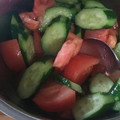 クックプ～'s cooksnap of when they made 簡単！トマトときゅうりの簡単サラダ.