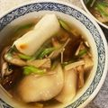 マコミコ's cooksnap of when they made たっぷりきのこの中華風水餃子スープ.