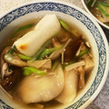 マコミコ's cooksnap of when they made たっぷりきのこの中華風水餃子スープ.