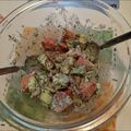 月✳Iris's cooksnap of when they made 簡単！アボカドとトマトの胡麻マヨサラダ.