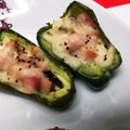 お魚キッチン's cooksnap of when they made おつまみや弁当にピーマンのハムチーズ焼き.