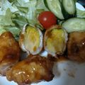 flyboy's cooksnap of when they made 芽キャベツの甘辛チーズ肉巻き.