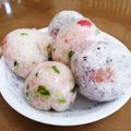 クックI7I5L1☆'s cooksnap of when they made 桜えび＆たらこのおにぎり.