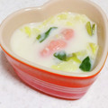 桜月❀咲良mommy's cooksnap of when they made 白菜と鮭の中華クリーム煮♥味噌風味☆簡単.