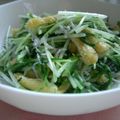 そらうた's cooksnap of when they made 水菜１袋！シラス揚げ炒め.