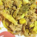 ☻'s cooksnap of when they made 和風スパイシー！豚と野菜の味噌カレー炒め.