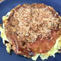 Yokchina's cooksnap of when they made 海外で長芋なくてもモチモチお好み焼き☆.