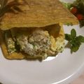 ミセル・エマルジョン's cooksnap of when they made パンがなくても即席パニーニ風サンド☆.