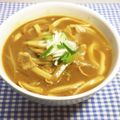 horseland's cooksnap of when they made 牛乳入りまろやかカレーうどん♪.