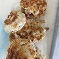 ぽちねこ。's cooksnap of when they made 幼児食　マグロの和風ハンバーグ.