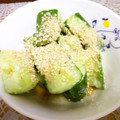 となかいとなこ's cooksnap of when they made 液体塩こうじdeごまごまたたききゅうり.