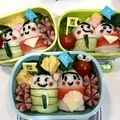 エリリン1012's cooksnap of when they made キャラ弁＊簡単♪俵おにぎりでひな祭り弁当.