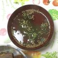 おはなすき's cooksnap of when they made お吸い物に、ごま&とろろ昆布♪.