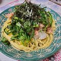 ぱにぱる's cooksnap of when they made 簡単♪大葉香るツナ大根おろしパスタ.
