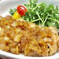 Superlittleboo's cooksnap of when they made チキンソテー ガーリックオニオンソース.